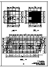 某二十二层著名大厦建筑施工cad图(带地下室设计，共九张)-图一