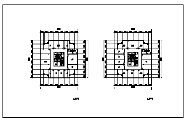 办公楼设计_某市九层单位办公楼建筑设计cad图(带地下室设计，共十一张)-图二