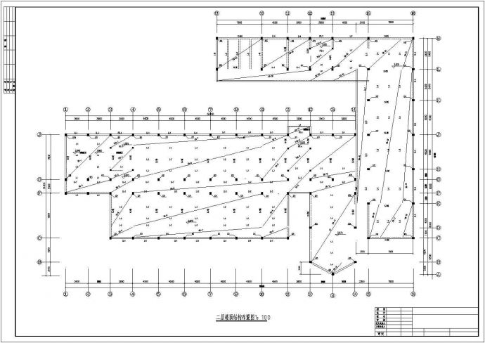 某三层办公楼毕业设计cad全套结构施工图（含建筑设计，含开题报告和计算书）_图1