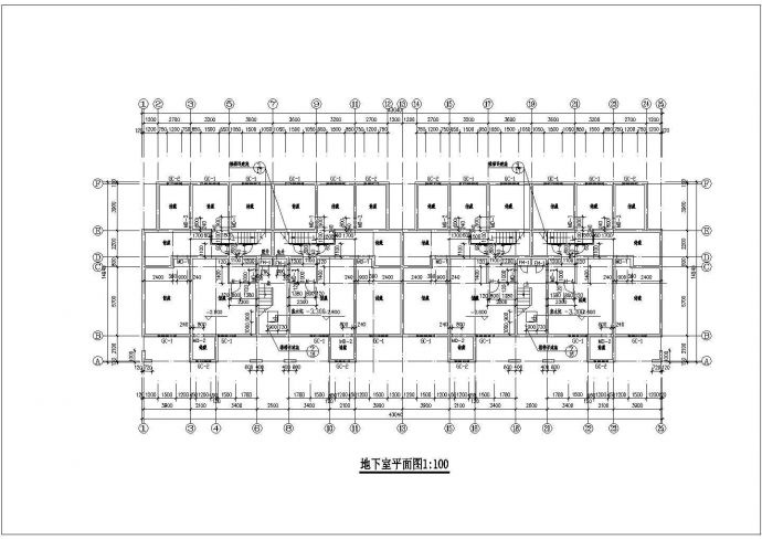 浙江省温州市市区某复式居民楼施工设计CAD图纸_图1