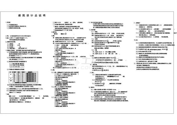 江西省宜春市某高层建筑住宅楼施工设计CAD图纸-图一