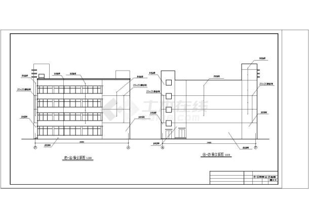 某地别墅全套建筑结构设计cad施工图纸-图一