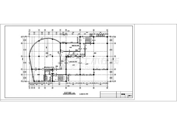 某地别墅全套建筑结构设计cad施工图纸-图二