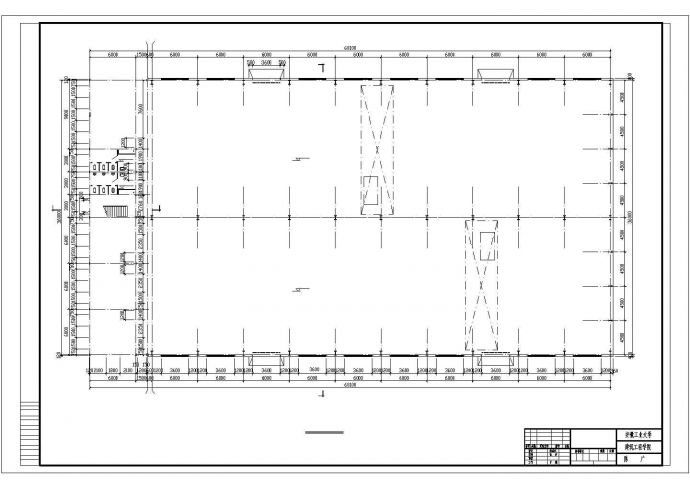 某钢结构厂房设计cad全套建筑施工图(含设计说明，含结构设计，含计算书）_图1