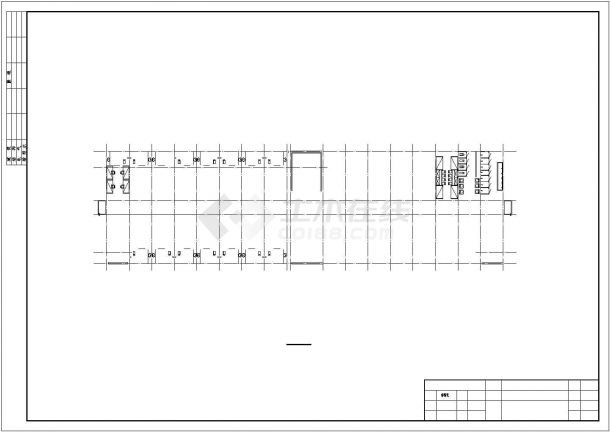 北京市某实验中学4940平5层框架结构学生宿舍楼建筑结构设计CAD图纸-图一