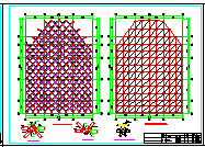单层正放四角锥与螺栓球节点结构网架结构施工图纸-图二