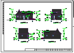公厕建筑设计CAD施工图纸合集_图1