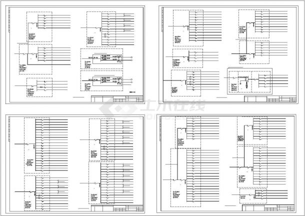 南京市某大学内部2层体育中心全套电气系统设计CAD图纸-图一