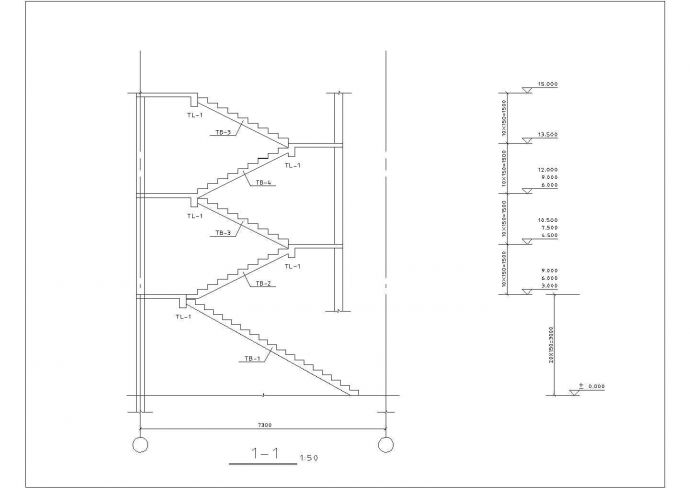 杭州晓阳花园小区5000平米5层砌体结构住宅楼全套结构设计CAD图纸_图1