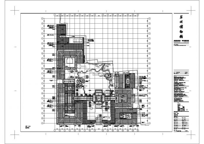 某博物馆CAD建筑构造全套施工图_图1