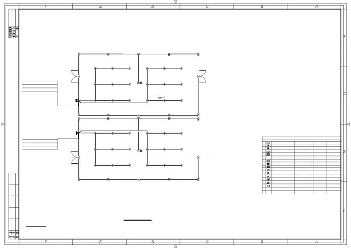 武汉市某工厂970平米单层产品仓库电气系统设计CAD图纸_图1