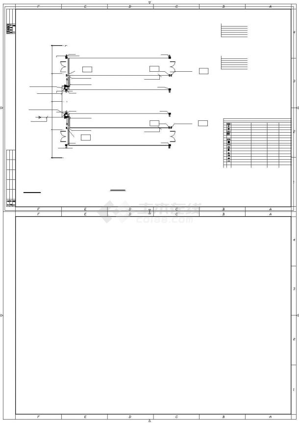 武汉市某工厂970平米单层产品仓库电气系统设计CAD图纸-图二