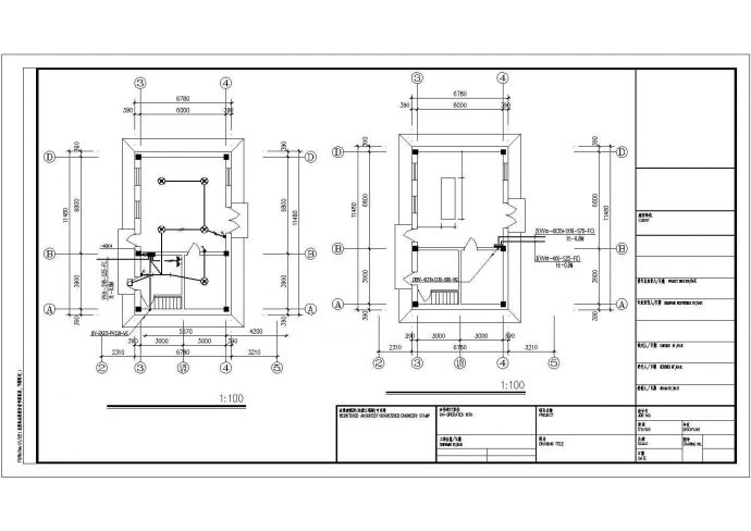 苏州市虎丘区某大型换热站电气系统设计CAD图纸_图1
