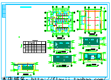 1层91.8平米厂区公厕建施结施设计CAD图纸（含设计说明）-图二