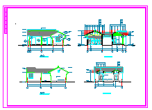 1层87.25平米仿古砖木结构墓区公厕建施设计CAD图（含设计说明）-图二