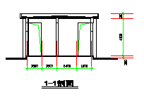 1层风景区公厕建筑方案设计图纸-图二