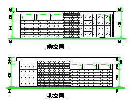1层风景区公厕建筑方案设计图纸