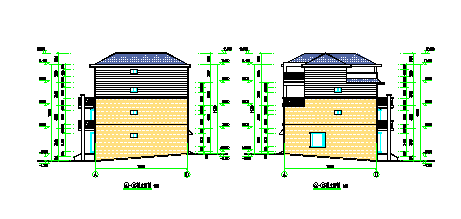 某多层私宅设计cad建筑图含效果图-图二