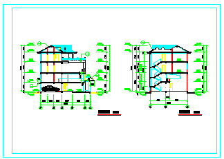 某多层农村自建房建筑设计施工cad图纸含效果图_图1