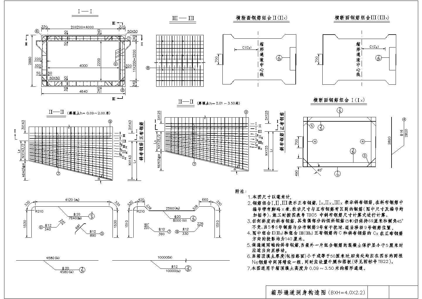 通道箱梁洞口-标准图-桥梁设计的标准