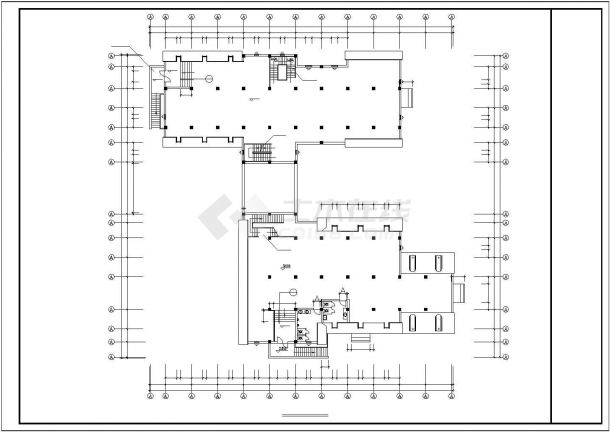 某地区艺术钟楼建筑cad施工图纸-图二