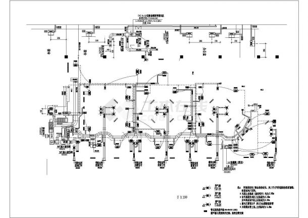 某巨鹿会所CAD完整设计施工图空调图-图一