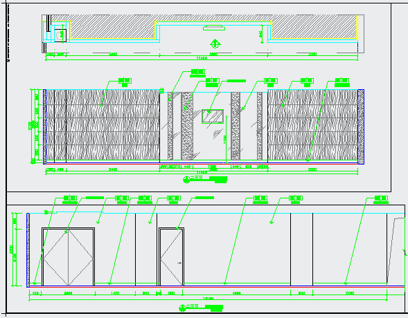 某港龙医院四－六层立面CAD完整节点构造施工图