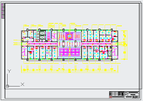 某武东医院CAD设计节点构造平面图-图一
