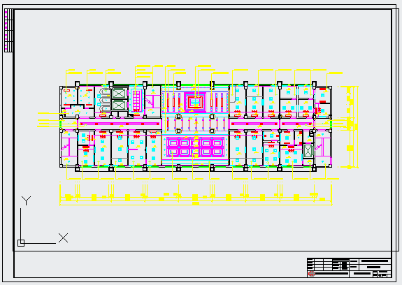某武东医院CAD设计节点构造平面图