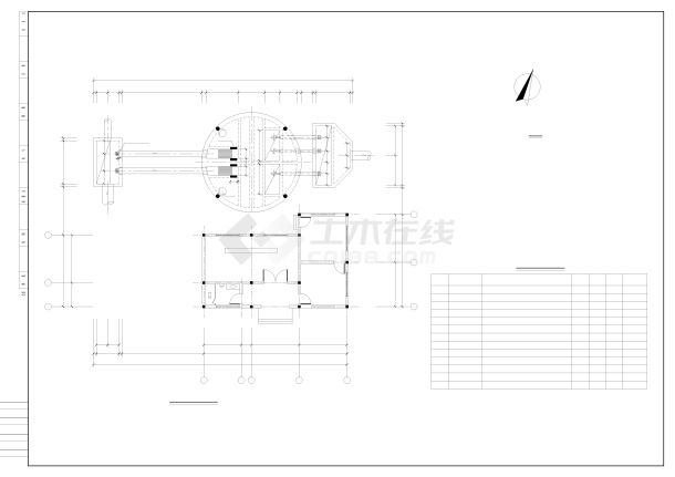 某市污水泵站全套给排水工艺设计施工图-图一