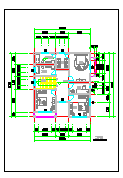 某新农村别墅建筑cad施工图含效果图-图二