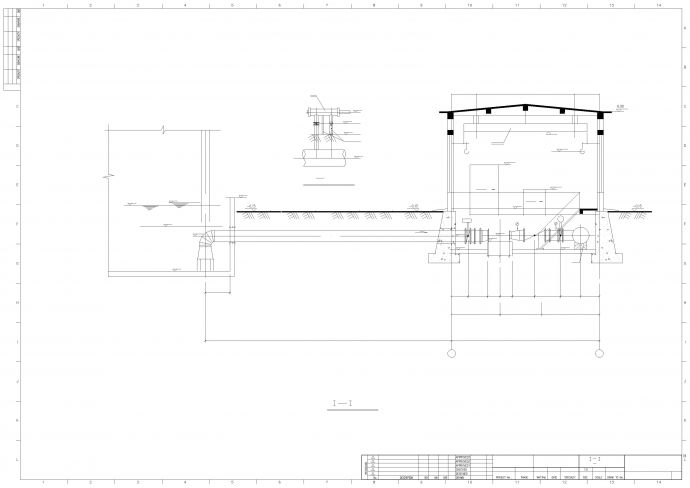 某厂区硫酸循环水泵房工艺设计图_图1
