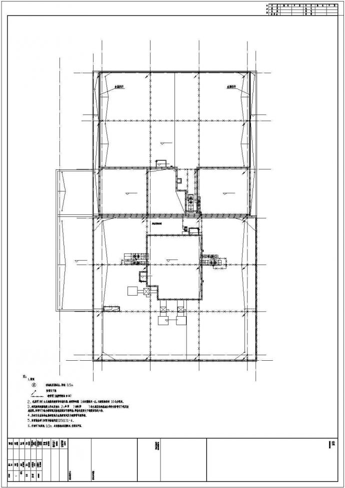 某电气施工队安装综合办公楼防雷接地施工图纸_图1