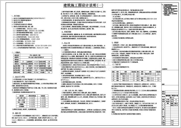 某26层剪力墙高层住宅楼设计cad详细结构施工图（含建施图、含设计说明）-图一