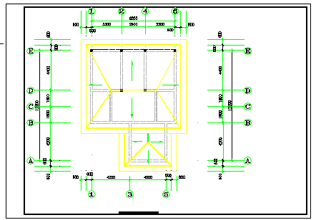 某别墅平面方案设计cad图纸_图1