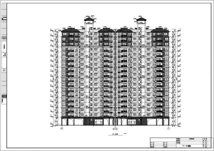 某18层钢混剪力墙结构住宅楼设计cad全套施工图（含建筑结构设计，含设计说明）_图1