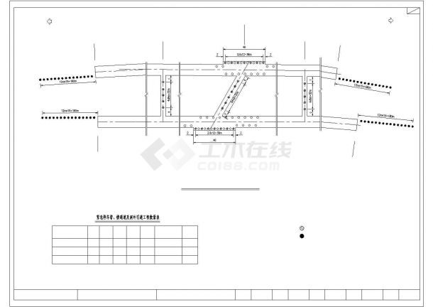 南京市某多车道高速汽车隧道内部照明系统设计CAD图纸-图一