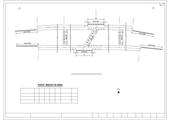 南京市某多车道高速汽车隧道内部照明系统设计CAD图纸_图1
