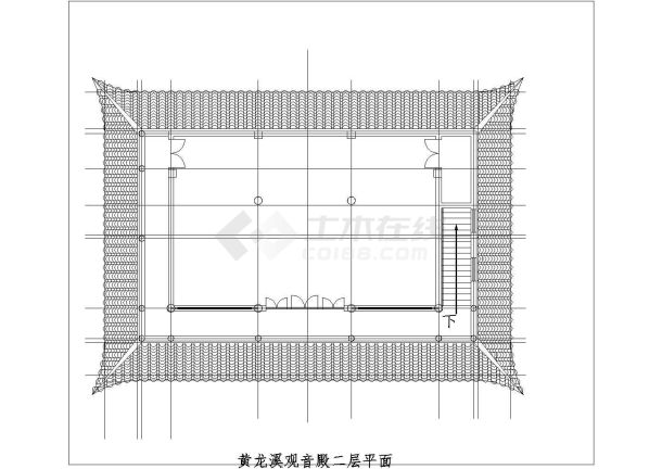 桂林古庙全套测绘底商私人住宅楼设计CAD详细建筑施工图-图二