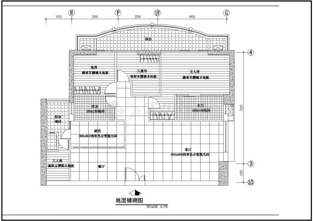 西安家装建筑设计底商私人住宅楼设计CAD详细建筑施工图-图一