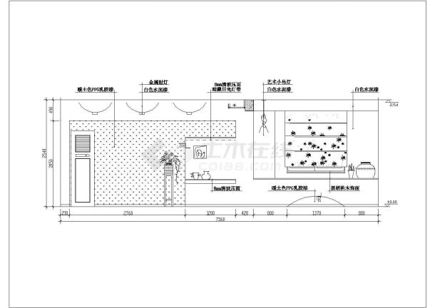 永州私宅客厅底商私人住宅楼设计CAD详细建筑施工图-图一