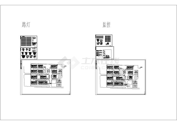 柳山新村二期路灯和监控竣工图设计-图一