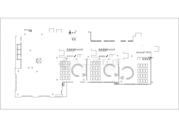 上海某幼儿园2600平米左右3层框架教学楼全套暖通系统CAD设计图纸-图一