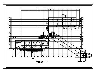 四层学生综合楼活动中心区建筑设计cad图，共十三张-图一
