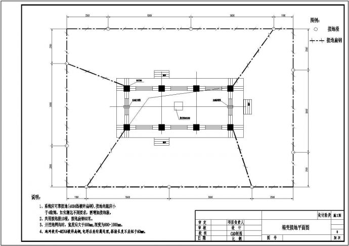 某配电工程500KVA箱变设计cad详细电气施工图纸_图1