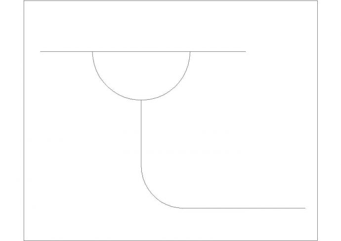 某圆形地漏CAD设计平立剖图纸_图1