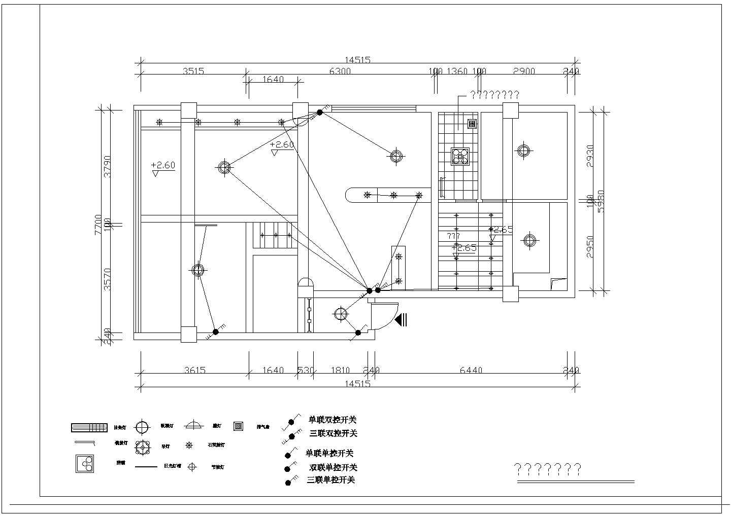 整套复式楼CAD建筑施工图