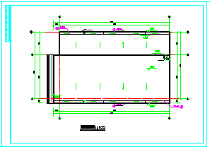 2层1995.9平米书刊社厂房建筑设计施工图纸