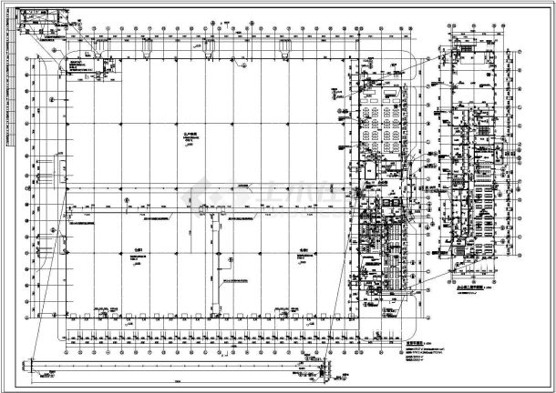 汽配零部件厂房1+固废站建筑施工成图-图一