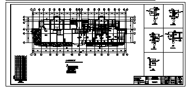 公寓设计_某十七层带地下一层框架剪力墙结构教室公寓结构施工cad图纸_图1